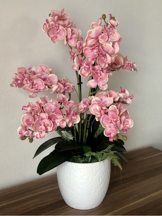 Umělá orchidej růžová